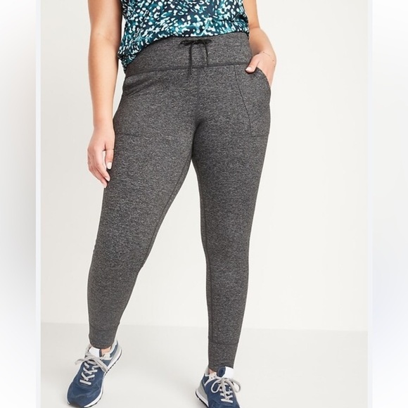 Old Navy high rise Charcoal Women's jogger leggings - Picture 1 of 5
